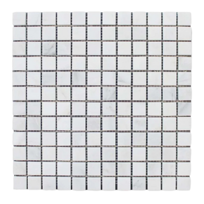 White / 1x1 Mosaic / Polished