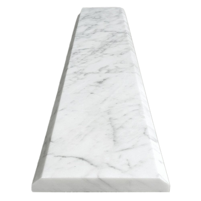 Bianco Carrara Mable / 4x36 Double Bevel / Polished