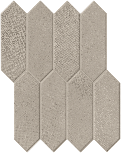 Wool / 2x6.5 Stretch Picket Mosaics / Matte