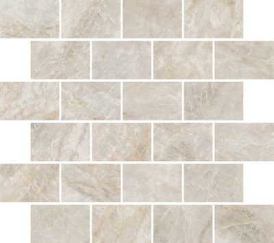 Grey / 2x3 Muretto Brick Mosaic / Matte