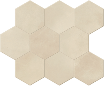 Mars / 3.8x4.4 Hexagon Mosaics / Matte