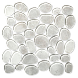 Glacier / Pebbles Mosaic Sheet / Glossy