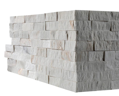 Alabaster / Ledger Corner 6x24 / Split Faced
