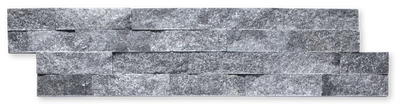 Charcoal Glint / Ledger Panel 6x24 / Split Faced