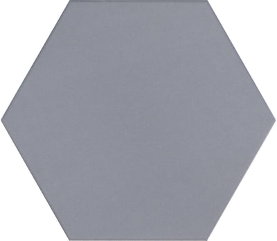 Grey / 8x9 Hexagon / Porcelain Matte