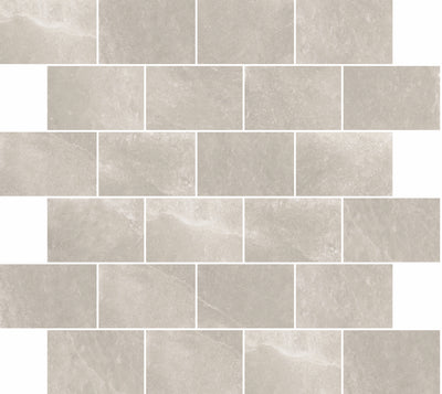 Grey / 2x3 Muretto Mosaic / Matte