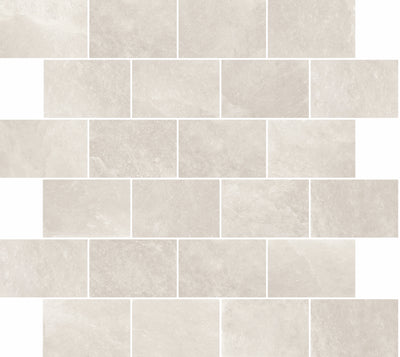 White / 2x3 Muretto Mosaic / Matte