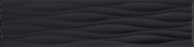 Black / 4x16 Ripple / Matte