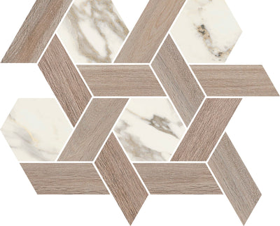Multicolor / Venice Hexagon Deco Mosaic / Matte