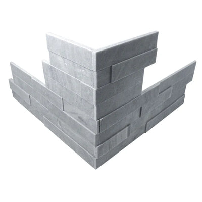 Moonlit / Precipice Corner 4 Pc Set 7.88x21.63 / Honed