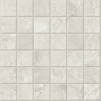 Savoy White / 2x2 Mosaic / Matte