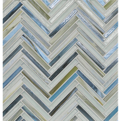Kangaroo Island / .5x4 Zig&Zag Chevron Mosaic / Glossy