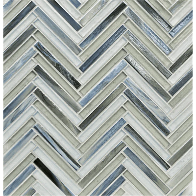 Pamukkale / .5x4 Zig&Zag Chevron Mosaic / Glossy