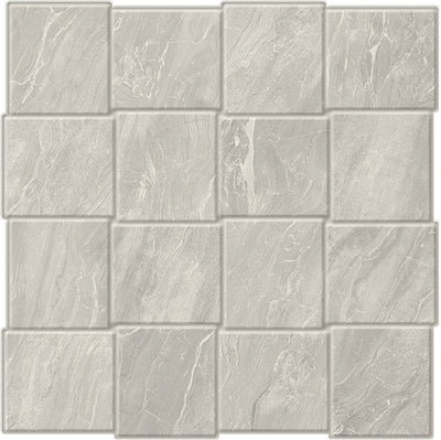 Vanta Gray / 2.72x3 Basket Mosaic / Matte