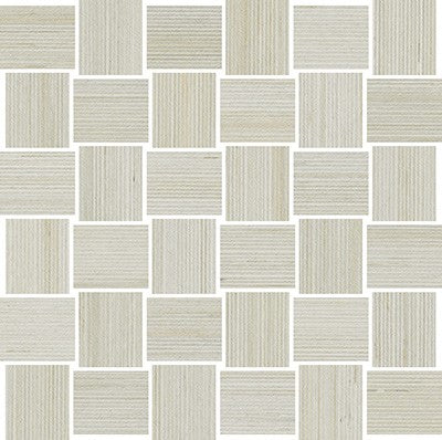 Bianco / 1.5x2 Intreccio Mosaic / Matte