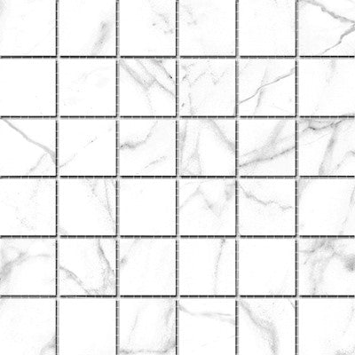 Gray / 2x2 Mosaic / Porcelain Matte