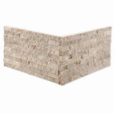Budi Creme / Mini Corner Split 3x11.75 / Split Faced