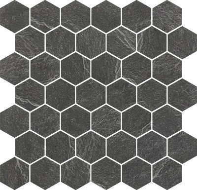 Pietra Gris / 2x2 Hexagon Mosaic / Matte