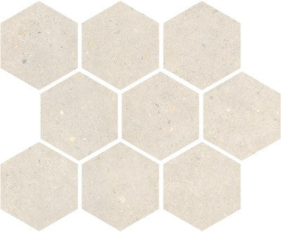 Bloom / 4x4.5 Hexagon Mosaic / Matte