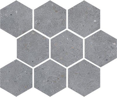 Glow / 4x4.5 Hexagon Mosaic / Matte