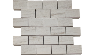 Alabaster / 2x3 Brick Mosaic / Matte