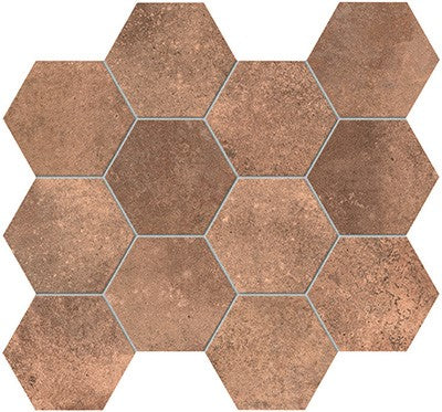 Umbria / 4x4 Hexagon Mosaic / Matte