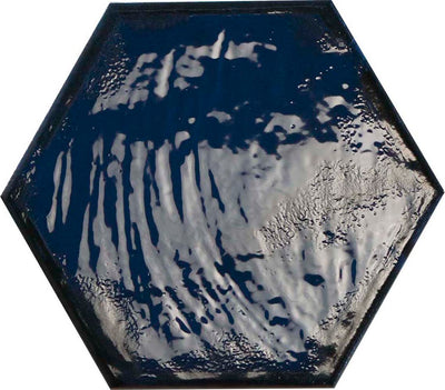 Blue / 8x9 Hexagon / Glossy