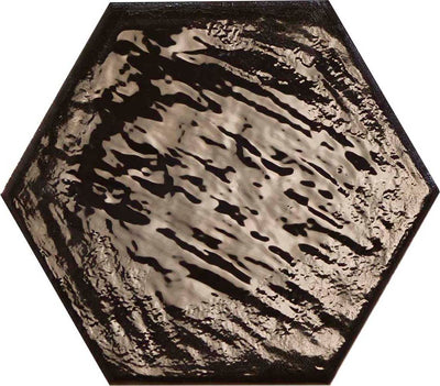 Nero / 8x9 Hexagon / Glossy
