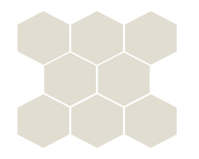 Silk / 2.5x2.5 Hexagon Mosaic / Glossy