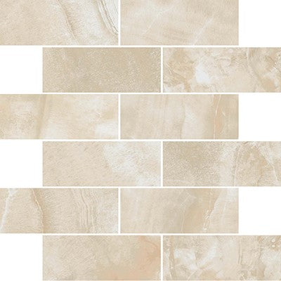 Beige / 2x6 Brick Mosaic / Matte
