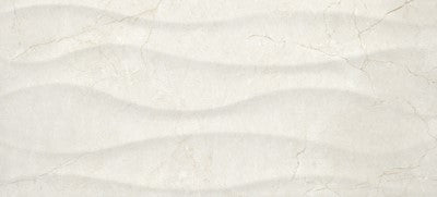 Marfil / 10x22 Wave / Ceramic Glossy