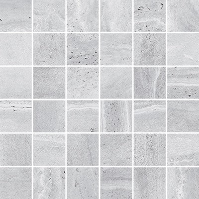 Light Grey / 2x2 Mosaic / Porcelain Matte