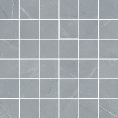 Steel Grey / 2x2 Mosaic / Porcelain Matte