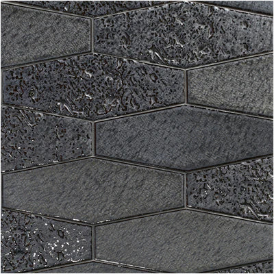 Cape Pearl / 3.5x9.5 Elongated Hexagon / Glossy