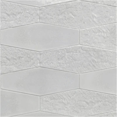 Kushi / 3.5x9.5 Elongated Hexagon / Glossy