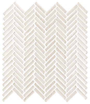 Silk / .375x1.875 Herringbone Mosaic / Glossy