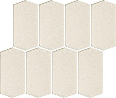 Silk / 3x6 Elongated Hexagon Mosaic / Glossy