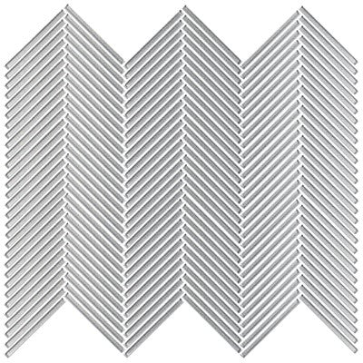 Silver / Chevron Mosaic / Glossy