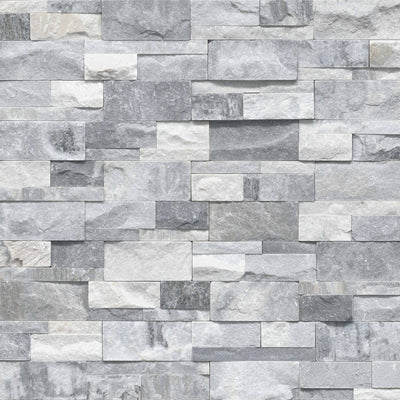 Alaska Gray Marble / 9x24 / Splitface