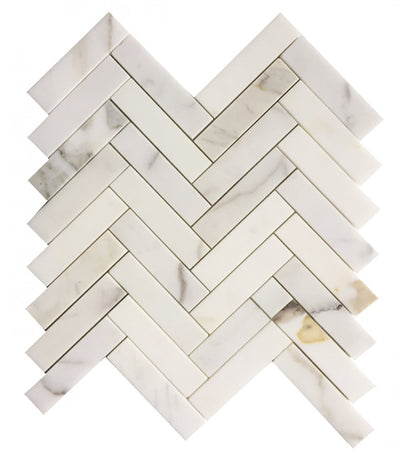 Gold / 1x4 Herringbone / Honed