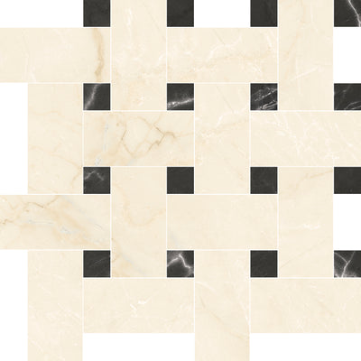 Crema / Basketweave	Mosaic / Matte