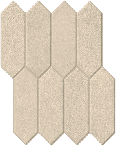 Jute / 2x6.5 Stretch Picket Mosaics / Matte