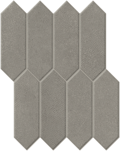 Leather / 2x6.5 Stretch Picket Mosaics / Matte