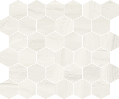 Grey / 2” Hexagon Mosaic / Porcelain Matte