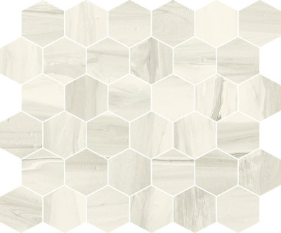 Green / 2” Hexagon Mosaic / Porcelain Matte