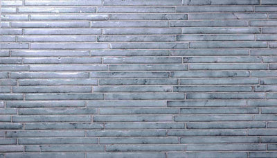 Erin Adams Fog / 1x12 Mesh Mosaic / Glazed Limestone