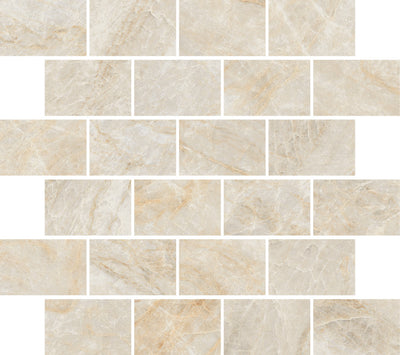 Beige / 2x3 Muretto Brick Mosaic / Matte