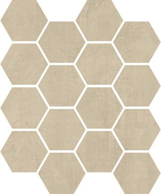 Sand / 2x3 Hexagon Mosaics / Matte