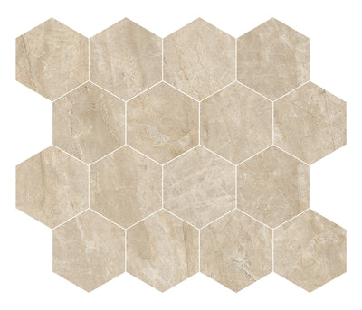 Caramel / Hexagon Mosaic / Matte