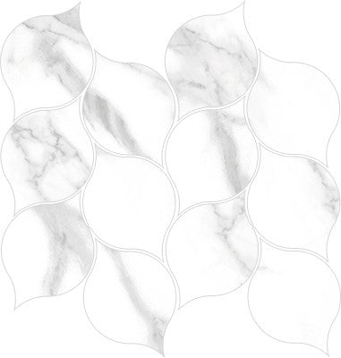 Casablanca / 11.38x10.71 Hoja Mosaic / Porcelain Matte